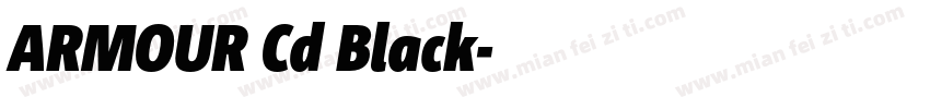ARMOUR Cd Black字体转换
